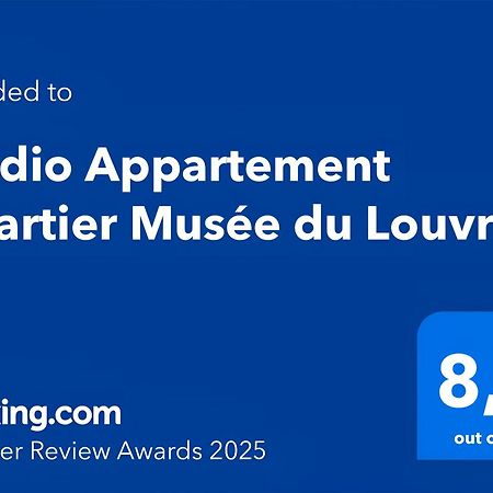 Studio Appartement Quartier Musee Du Louvre 3 Free Netflix Paris Luaran gambar