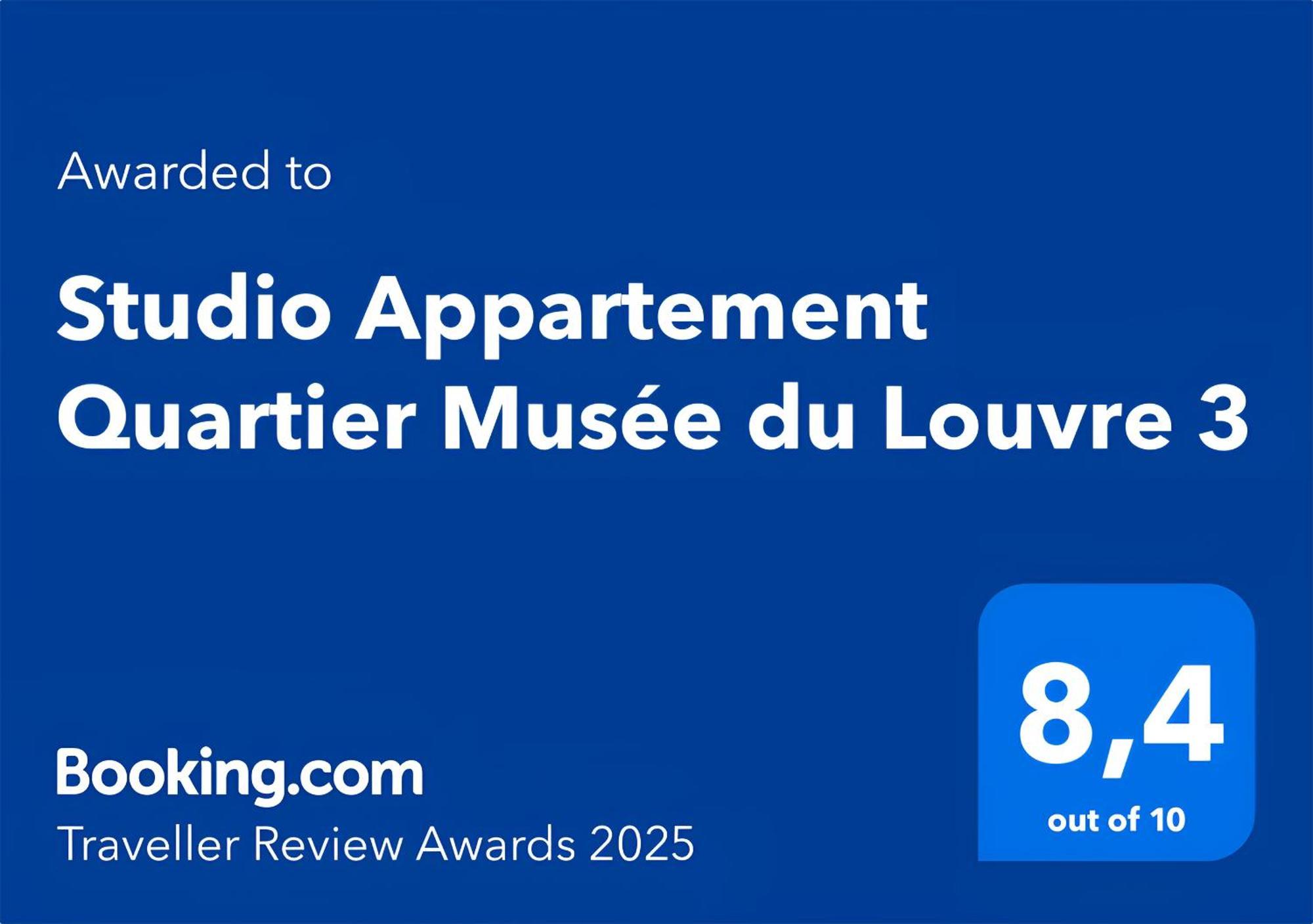 Studio Appartement Quartier Musee Du Louvre 3 Free Netflix Paris Luaran gambar